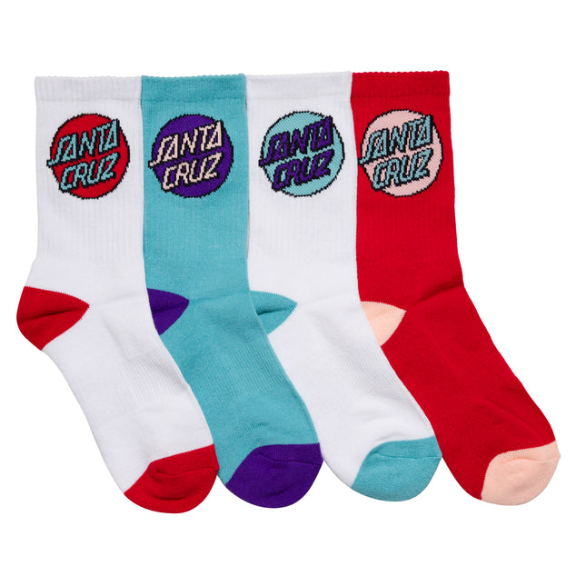 Santa Cruz - Other Dot Crew Socks 4 pack