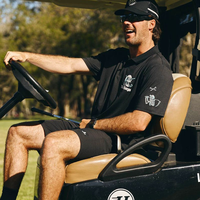 The Mad Hueys - Hittin Fk All Short Sleeve Golf Polo