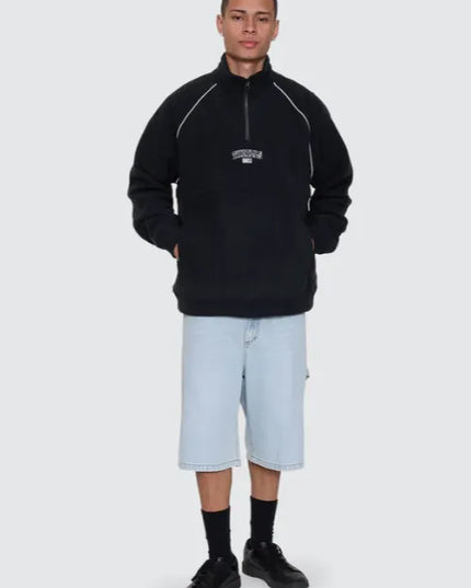 Thrills - Thrill Of Victory Raglan Quarter Zip Polar Fleece