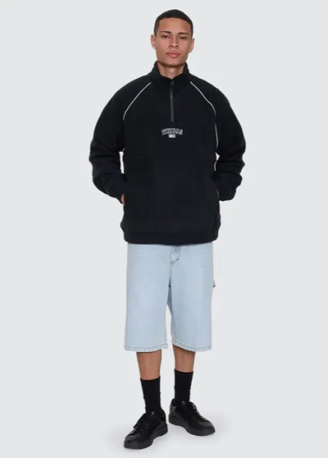 Thrills - Thrill Of Victory Raglan Quarter Zip Polar Fleece
