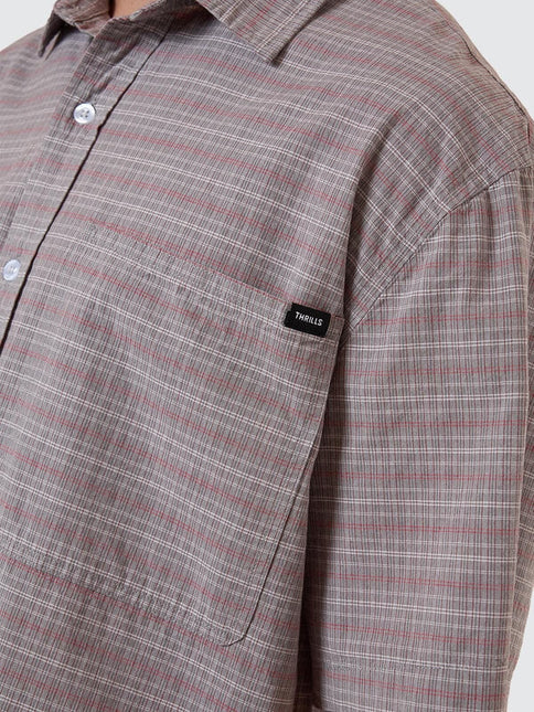 Thrills - Minimal Thrills Stripe Check Short Sleeve Shirt