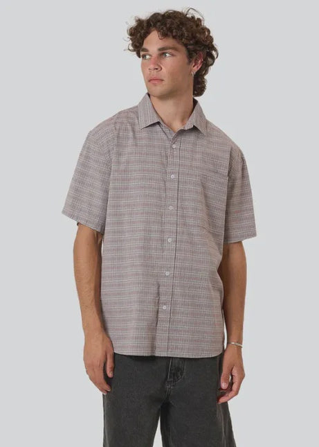 Thrills - Minimal Thrills Stripe Check Short Sleeve Shirt