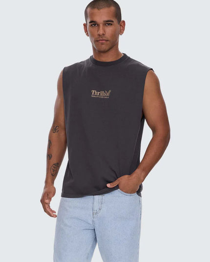 Thrills - Thrills Workwear Embro Merch Fit Muscle Tee