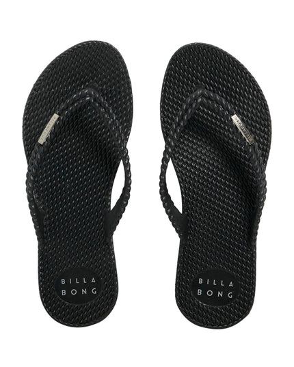Billabong - Kick Back Thong (Black/Silver) - Westside Surf + Street