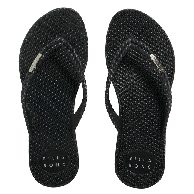 Billabong - Kick Back Thong (Black/Silver) - Westside Surf + Street