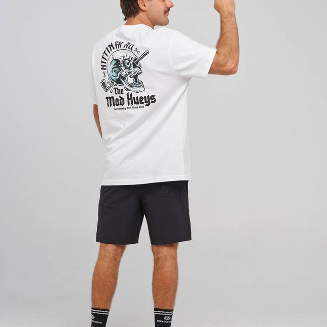The Mad Hueys - Hittin Fk All Short Sleeve Tee (White)