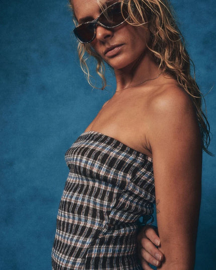 Rip Curl - Paraiso Shirred Check Dress
