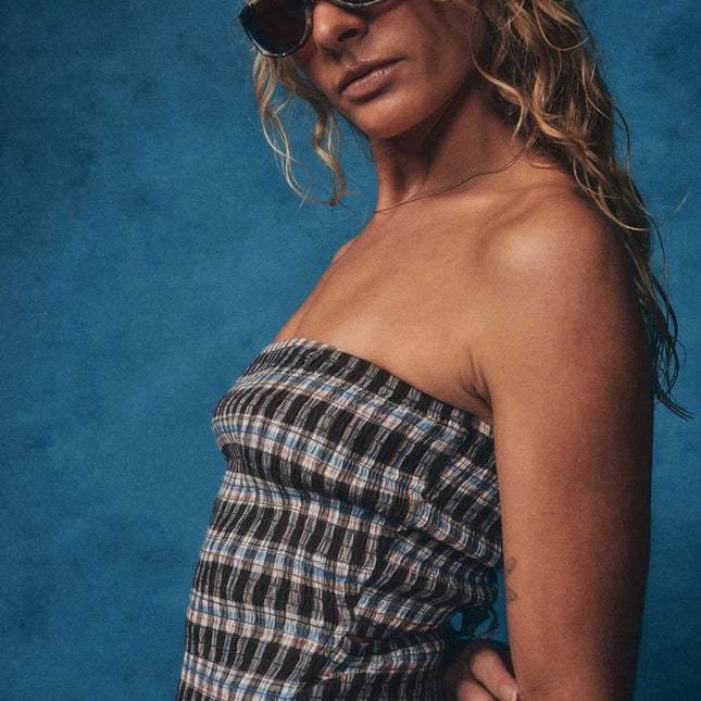 Rip Curl - Paraiso Shirred Check Dress