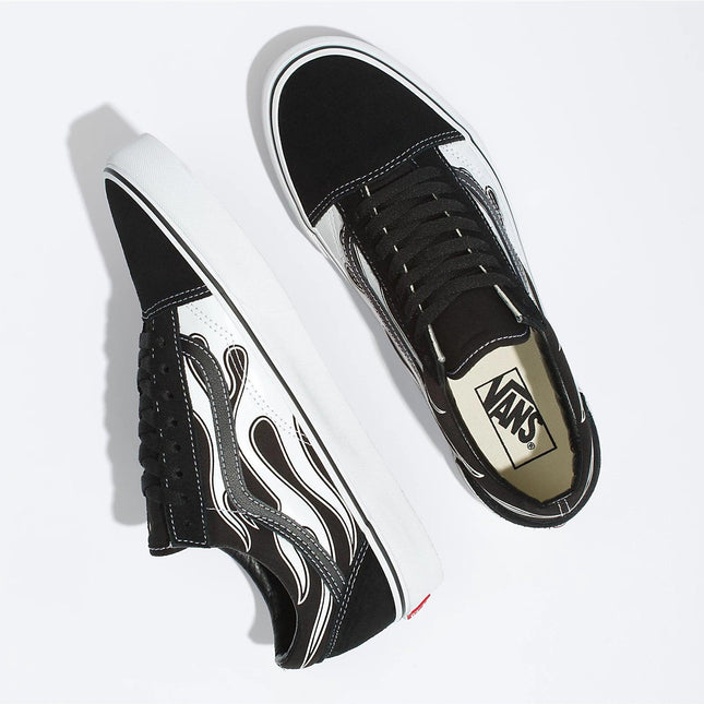 Vans - Old Skool (Flames Black/True White) - Westside Surf + Street