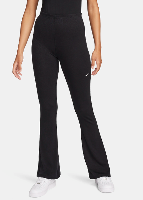 Nike - Sportswear Chill Knit Tight Mini Rib Flared Leggings