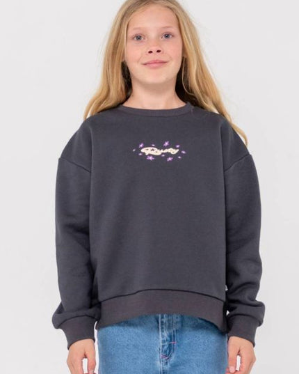 Rusty - Girls Wildflower Relaxed Crew Fleece