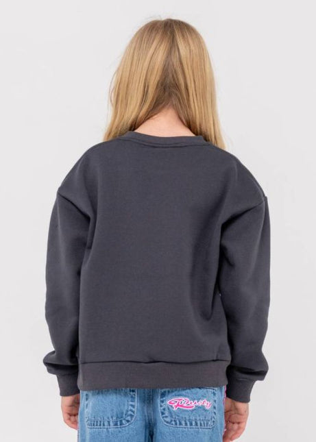 Rusty - Girls Wildflower Relaxed Crew Fleece