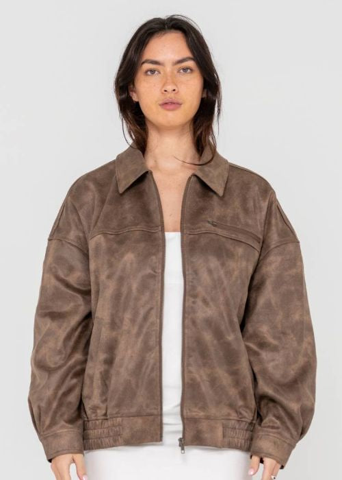 Rusty - Back Street Faux Leather Jacket