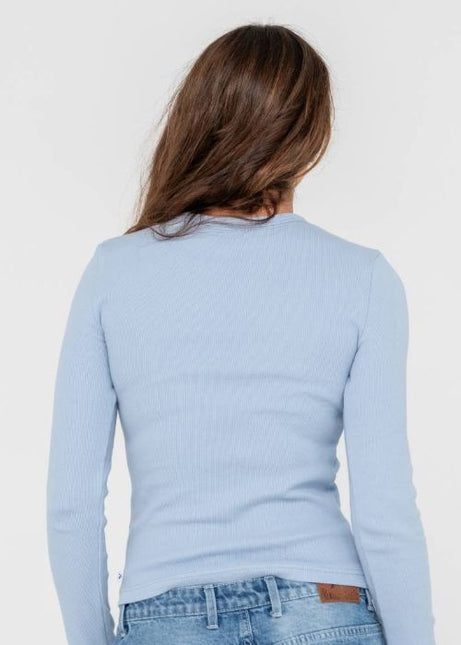 Rusty - Essentials Ribbed Long Sleeve Tee