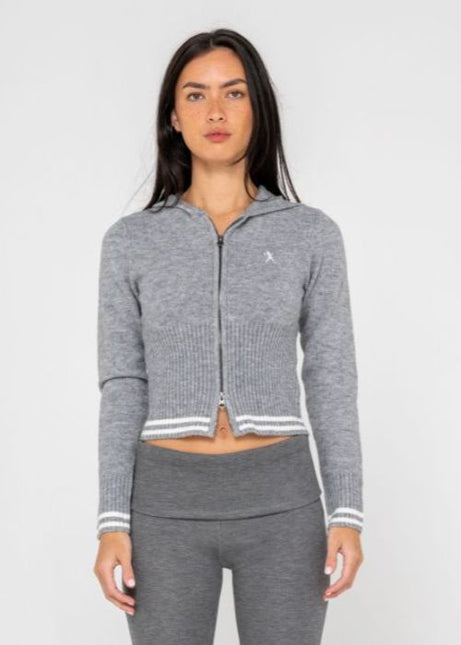 Rusty - Devil Girl Knitted Zip Through Hood