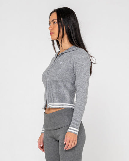 Rusty - Devil Girl Knitted Zip Through Hood