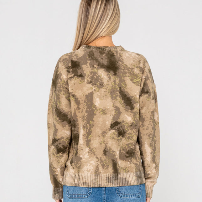 Rusty - Camoozy Knitted Crew