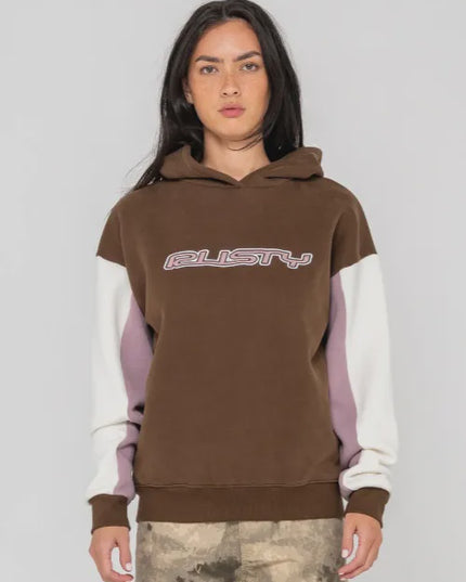 Rusty - Neopole Panelled Hooded Fleece