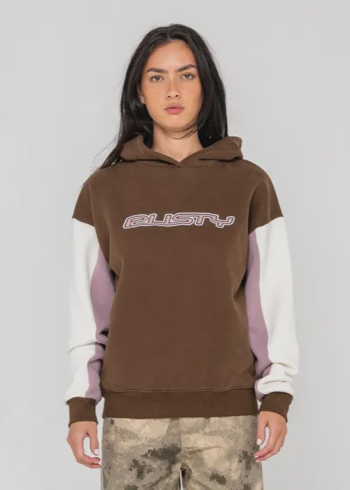 Rusty - Neopole Panelled Hooded Fleece