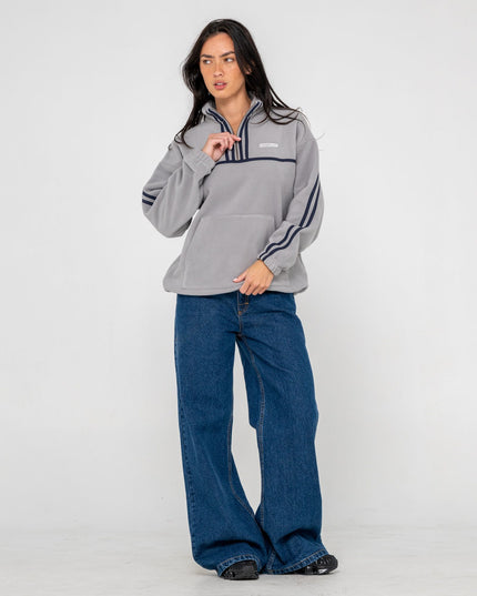 Rusty - BIND ME UP CONTRAST POLAR FLEECE