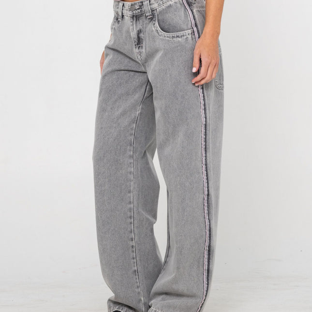 Rusty - Flip Mommy Low Rise Wide Leg Denim Jean