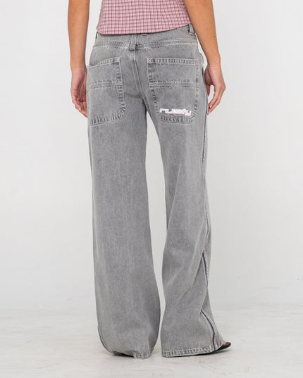 Rusty - Flip Mommy Low Rise Wide Leg Denim Jean
