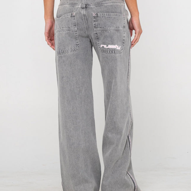 Rusty - Flip Mommy Low Rise Wide Leg Denim Jean