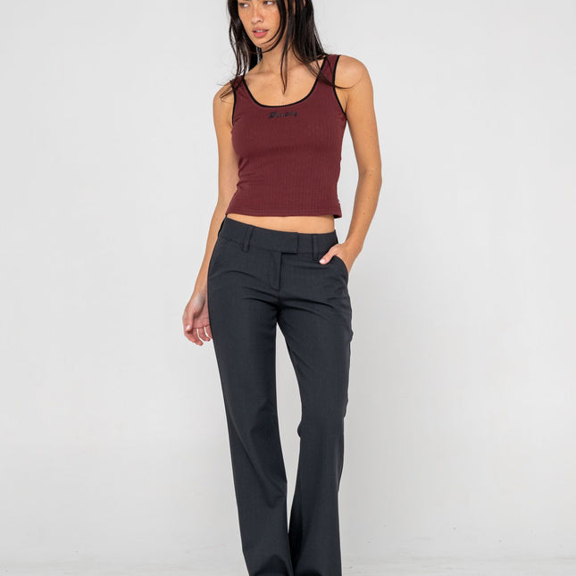 Rusty - Finance Mummy Low Rise Suit Pants