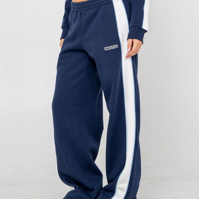 Rusty - Retro Lines Wide Leg Track Pant