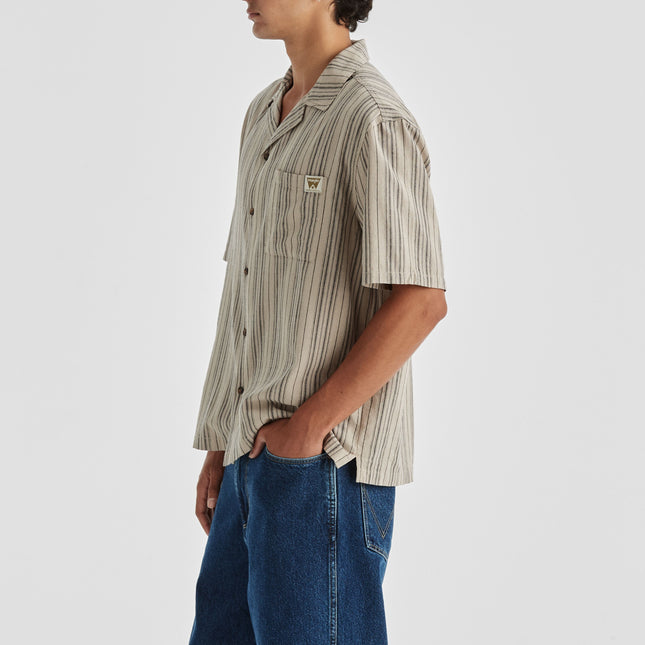 Wrangler - Box Resort Shirt (Hessian Stripe)