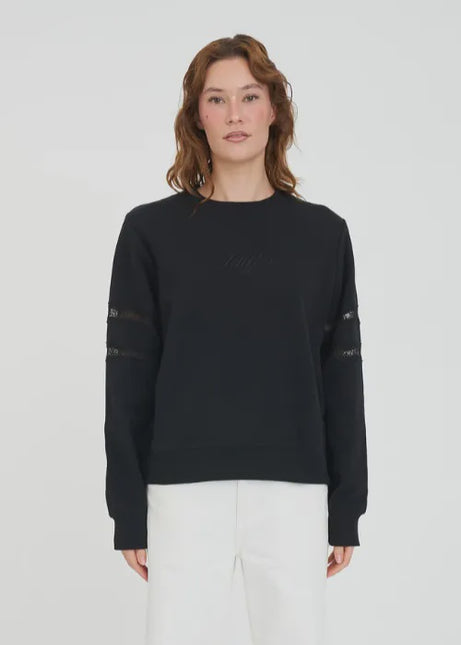 Huffer - Classic Crew 350/Cherie (Black)