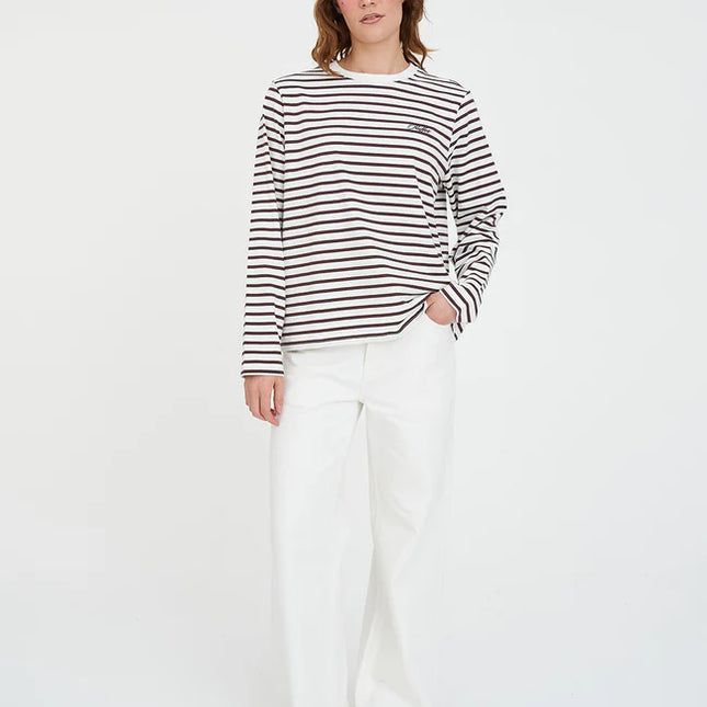 Huffer - Oui Oui Long Sleeve Relax Tee