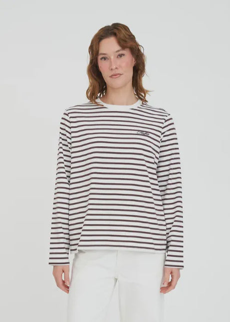 Huffer - Oui Oui Long Sleeve Relax Tee