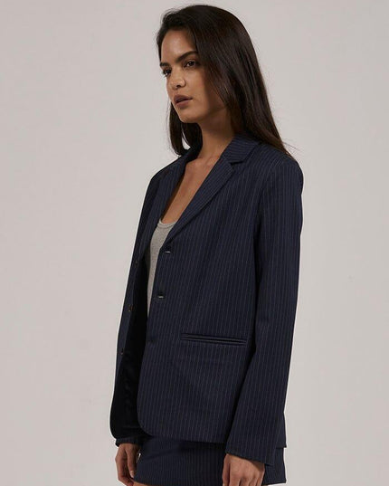 Thrills - Gabrielle Pinstripe Blazer - Westside Surf + Street