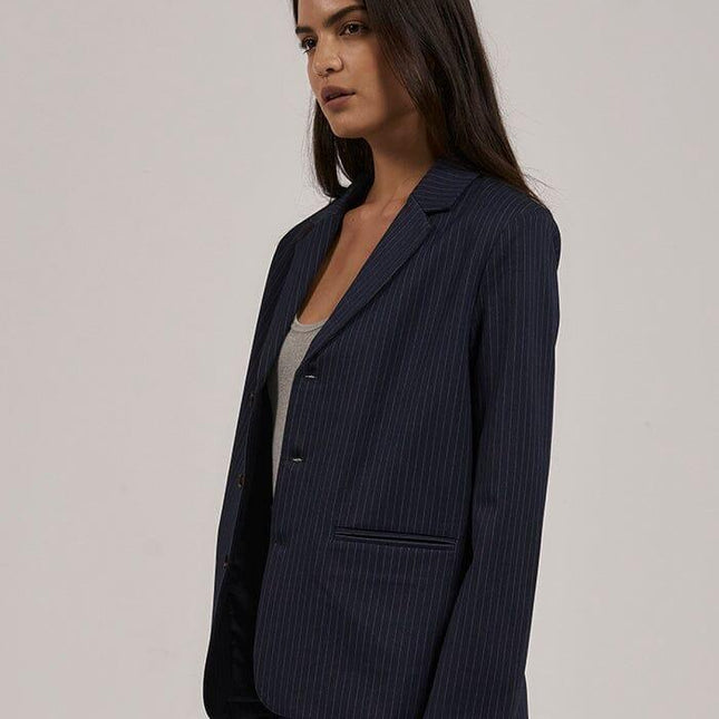 Thrills - Gabrielle Pinstripe Blazer - Westside Surf + Street
