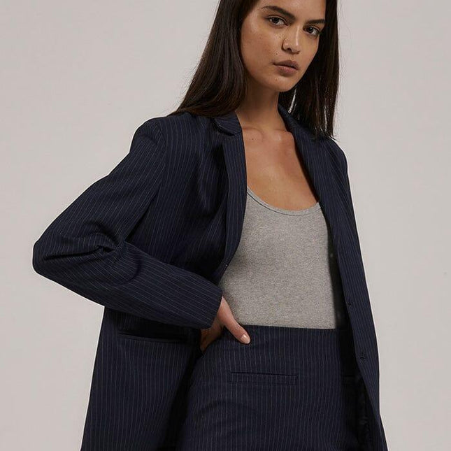 Thrills - Gabrielle Pinstripe Blazer - Westside Surf + Street