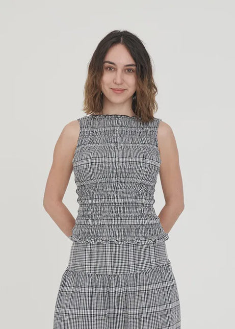 Huffer - Gigi Shirred Top