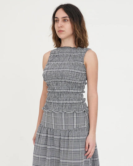 Huffer - Gigi Shirred Top