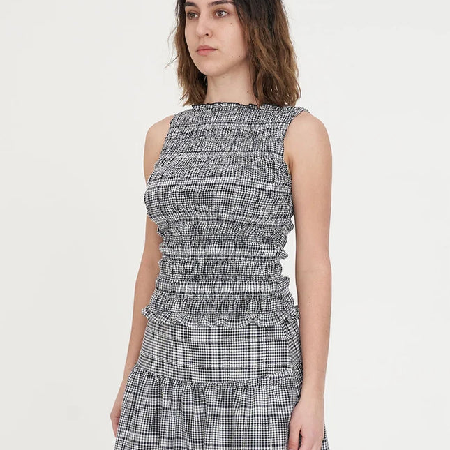 Huffer - Gigi Shirred Top