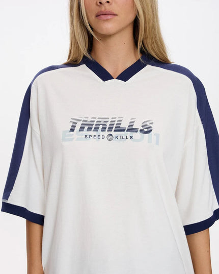 Thrills - Speed Kills V-Neck Oversized Tee