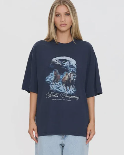 Thrills - Superior Power Box Fit Oversize Cropped Tee