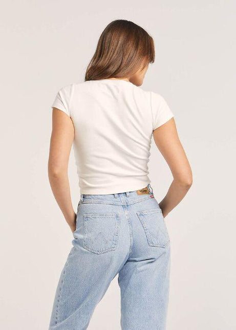 Wrangler - Staple Rib Tee (Vintage White) - Westside Surf + Street