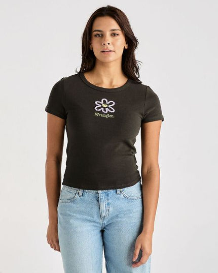 Wrangler - Daisy Staple Rib Tee