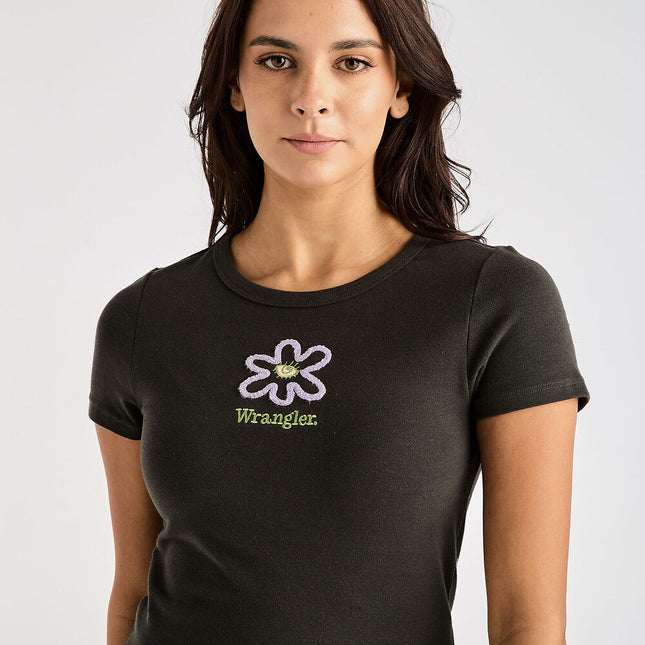 Wrangler - Daisy Staple Rib Tee