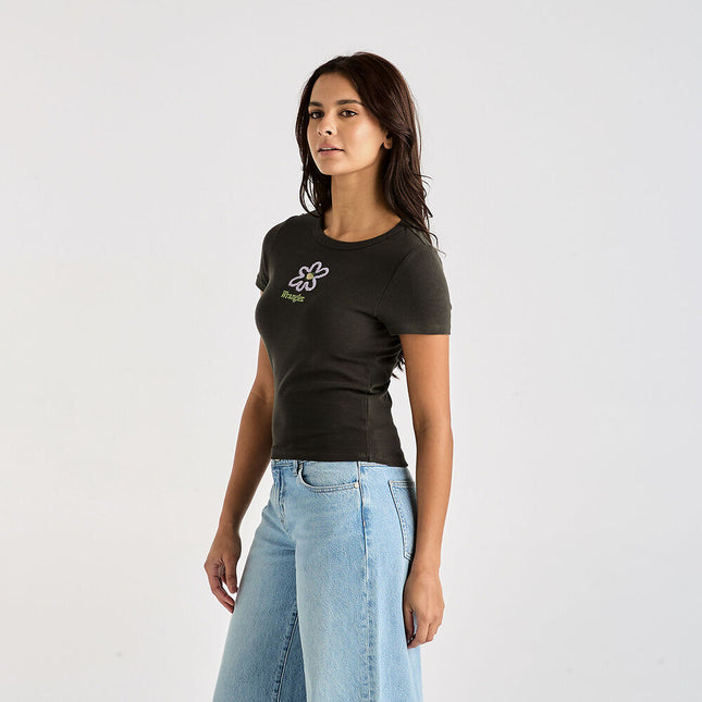 Wrangler - Daisy Staple Rib Tee