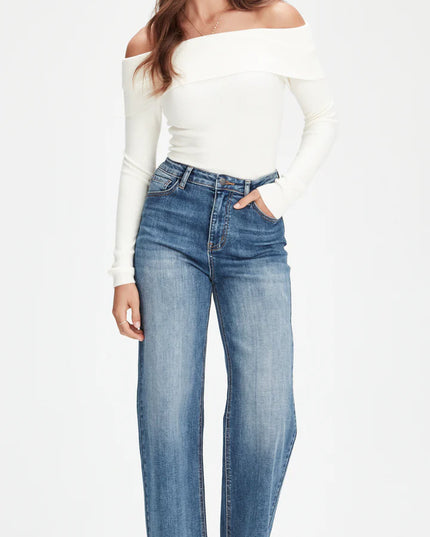 Junkfood Jeans - Wendy Short Stuff Jean (Denim Blue)