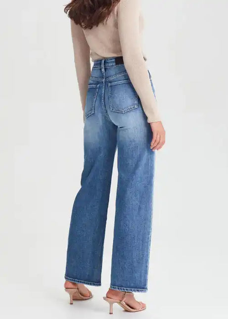Junkfood - Wendy Wide Leg Jean (Denim Blue)