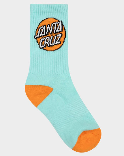 Santa Cruz - Other Dot Crew Sock 4 Pack (Orange/Lavendar)