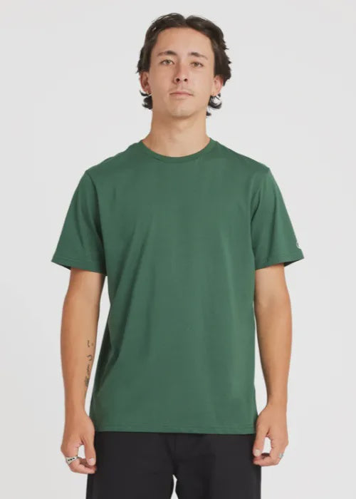Volcom - Aus Solid Short Sleeve Tee (Billard)