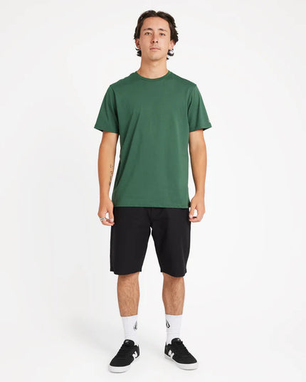 Volcom - Aus Solid Short Sleeve Tee (Billard)